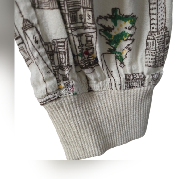 Aerie Christmas in New York Lounge Joggers Size S - Picture 3 of 7